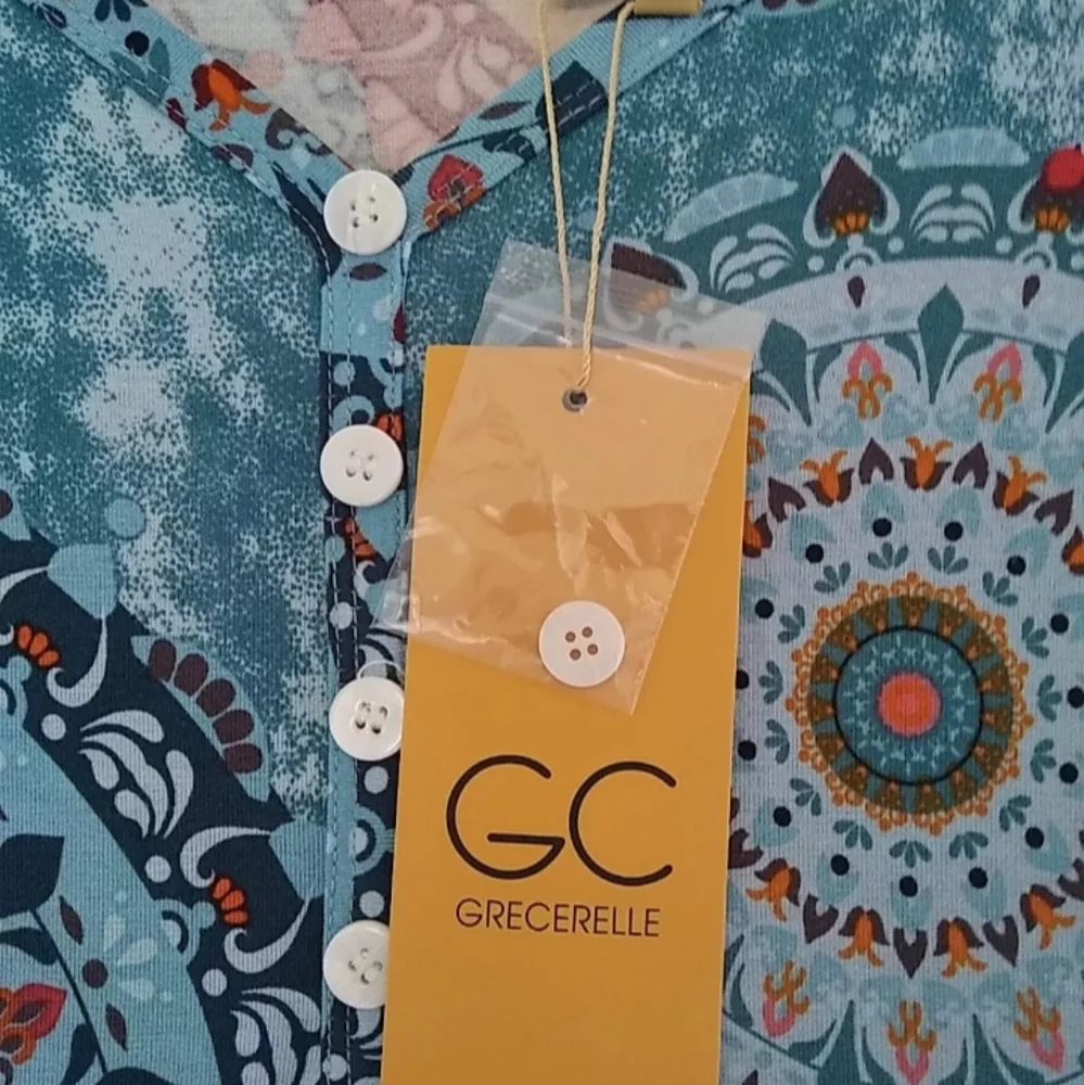 Nwt Grecerelle Bohemian Full Length Dress Large - Picture 4 of 5